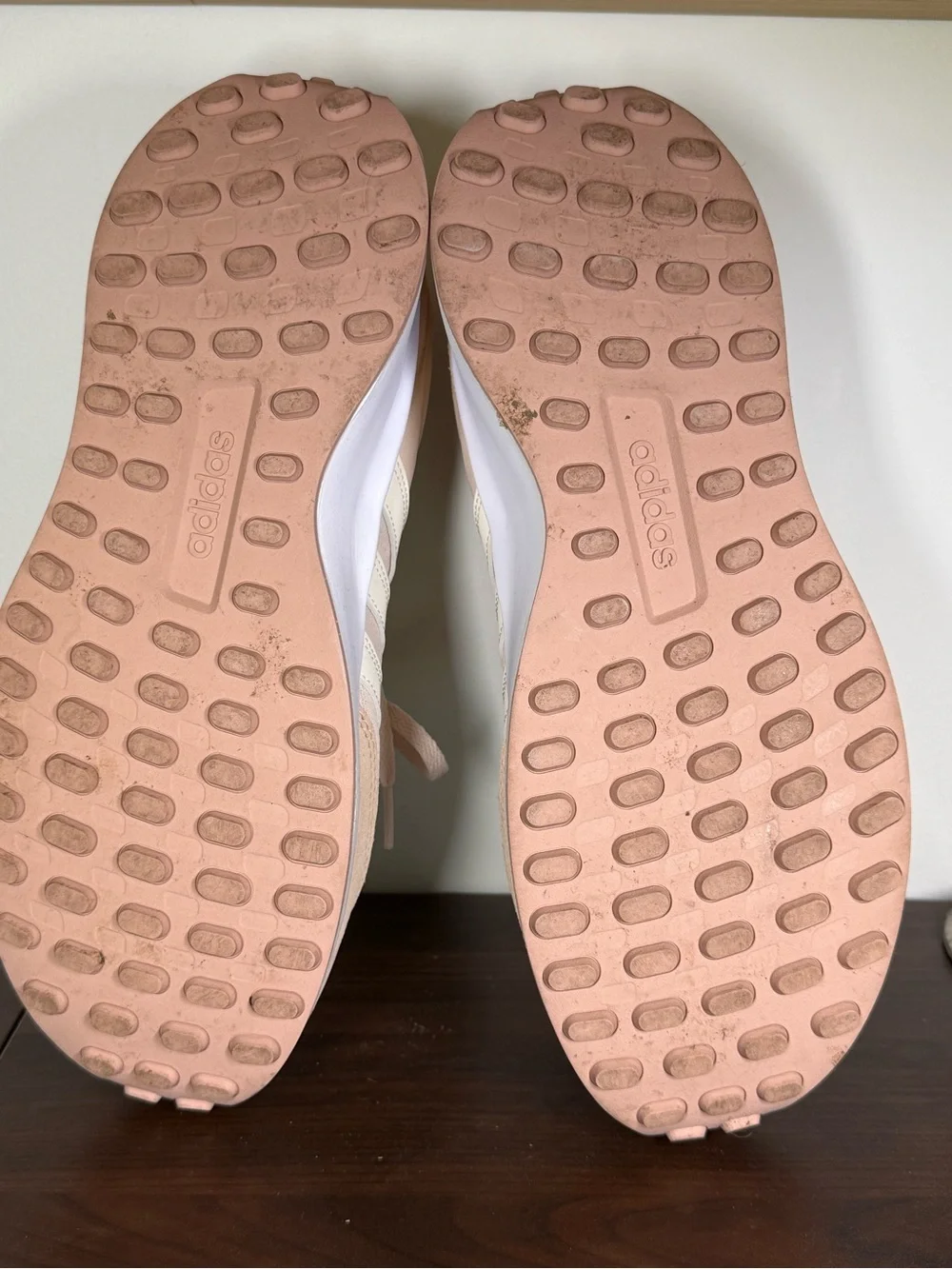 adidas Women's Run 70s Light Pink and Cream Runner Sneakers size 10